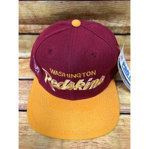 NWT NOS Vintage WASHINGTON REDSKINS Sports Specialties Script 7 Fitted Hat (d86c